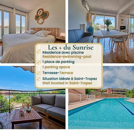 Sunrise -Swimming-Pool-Saint-Tropez Center-Parking 아파트 외부 사진